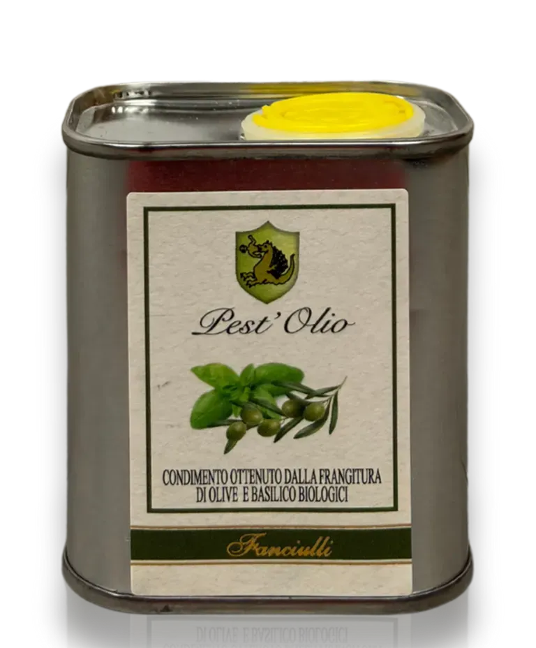 Pestolio · olio al basilico